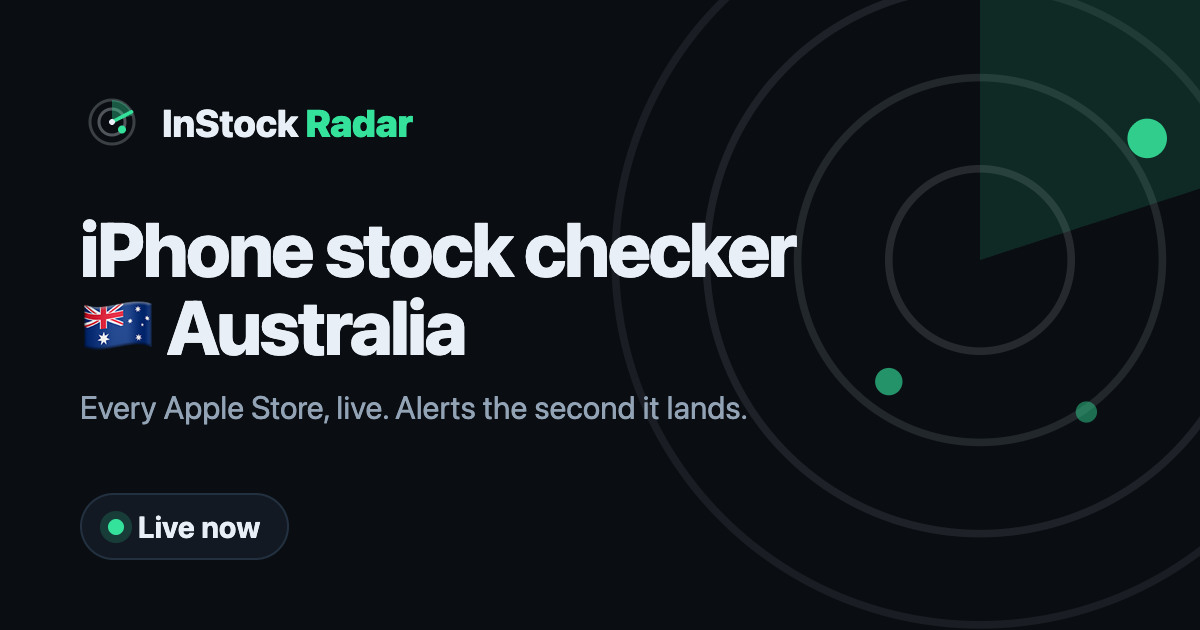When does Apple restock iPhones in Australia? iPhone Duo, 18 Pro Max ...