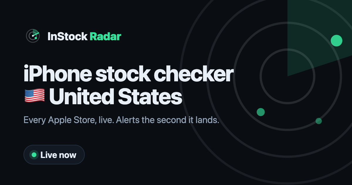 iPhone Duo in stock in Houston: live Apple Store stock checker